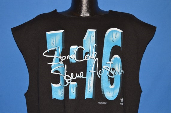 90s WWF Stone Cold Steve Austin Sleeveless Sweatsh