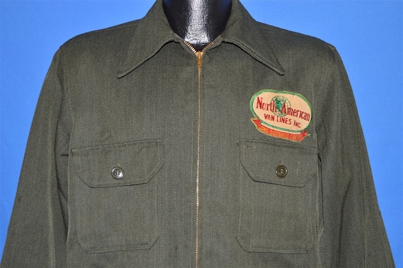 40s North American Van Lines Wool Uniform Jacket L