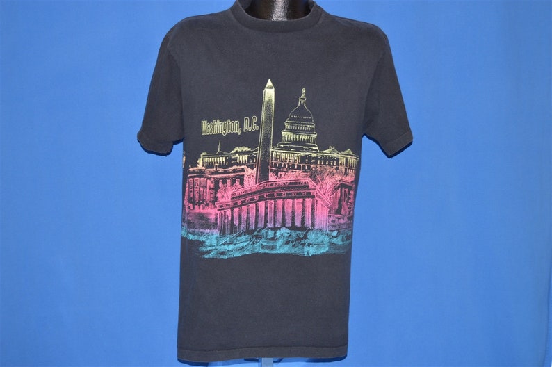 90s Washington, D.C. Neon Tourist t-shirt Large image 2