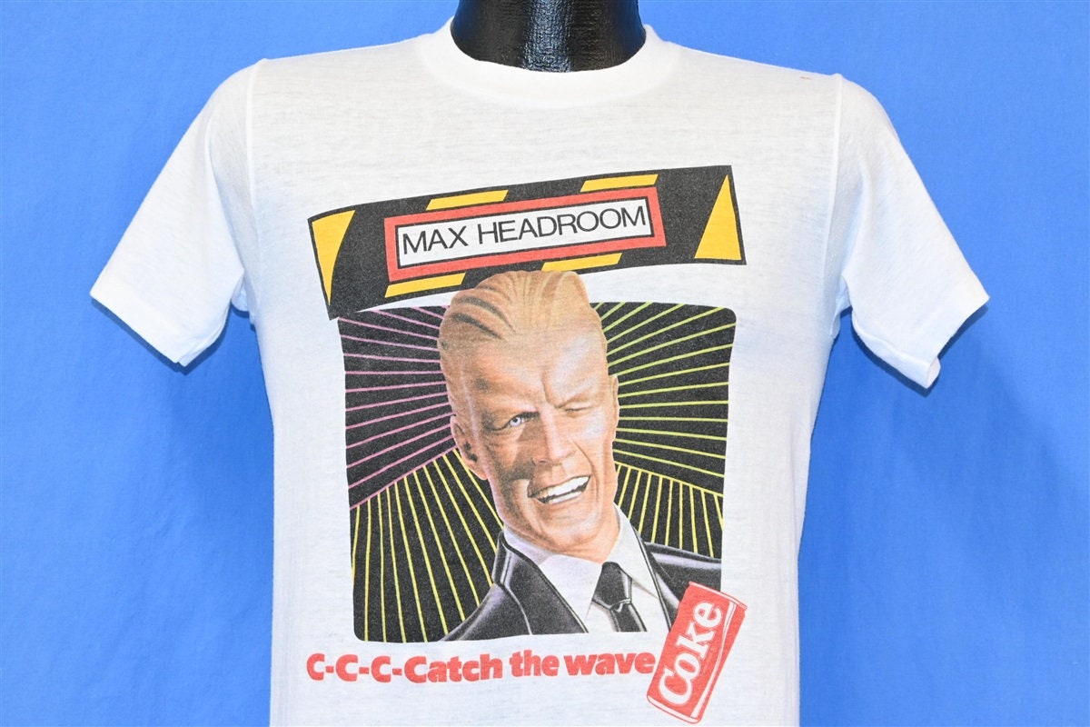 カ*ヌ様 マックスヘッドルーム Max Headroom Tシャツ 80年代　X マックスヘッドルーム Max Headroom Tシャツ 80年代 XLサイズ
