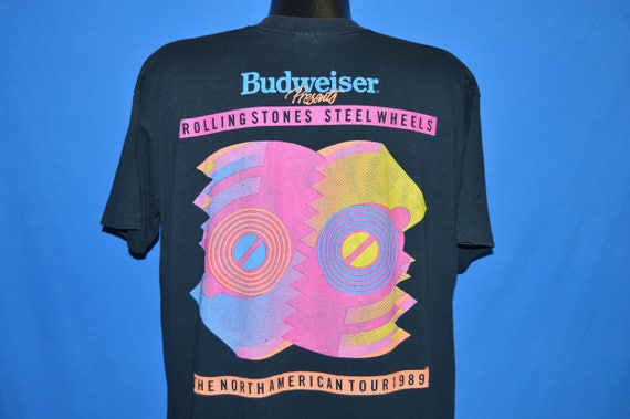 80s Rolling Stones Steel Wheels Tour t-shirt Extr… - image 3