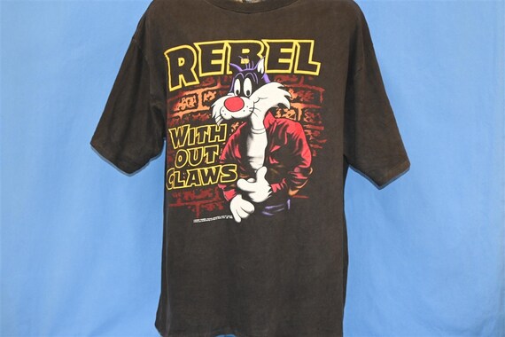 90s Sylvester Looney Tunes Rebel Without Claws Ja… - image 2