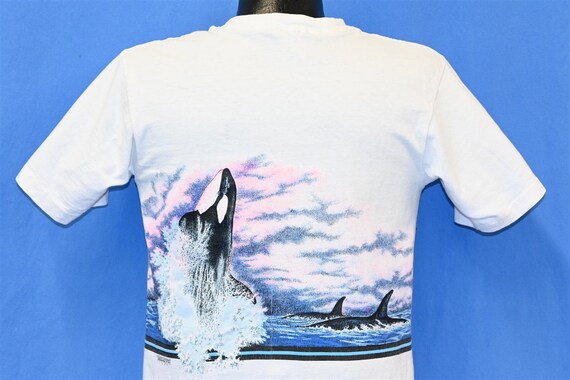 80s Shamu SeaWorld Orca Killer Whale Ocean Sunset… - image 3