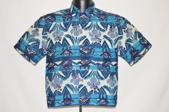 50s Iolani Aloha Shirt-Jac Hawaiian shirt Medium