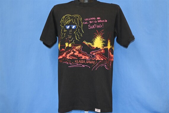 90s Crazy Shirts Kilauea Hawaii Surfing Volcanoes… - image 2