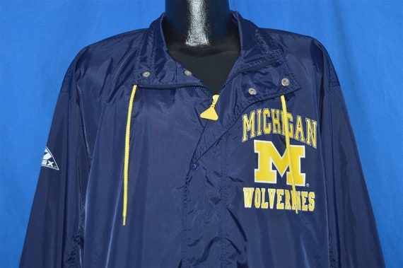 90s Michigan Wolverines Apex One Windbreaker Jacke