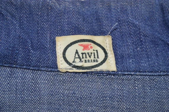 50s Anvil Workwear Denim Jacket Womens Large - image 6