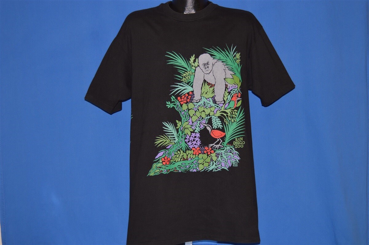 90s San Diego Zoo Gorilla Tshirt Large Etsy Australia
