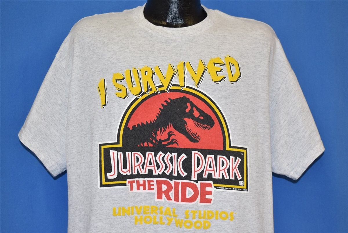 90s I Survived Jurassic Park the Ride Universal Studios 90s I Survived Jurassic Park the Ride Universal Studios