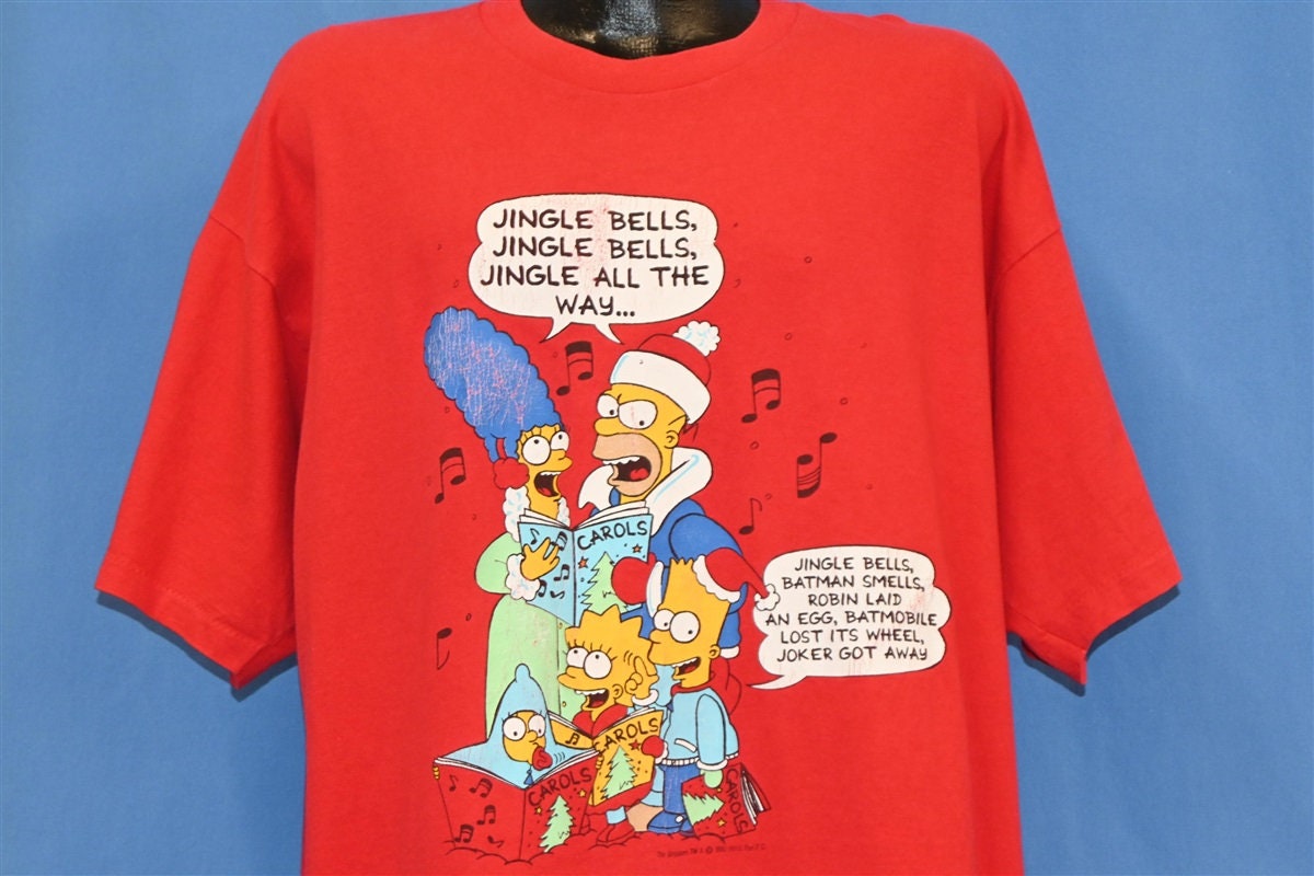 Buy 90s the Simpsons Jingle Bell Christmas Sleep T-shirt Extra 