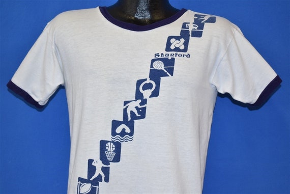 70s Stanford Sporting Events Ringer t-shirt Medium