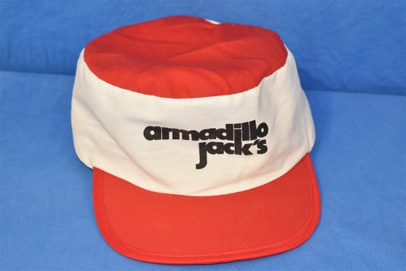 80s Armadillo Jack's Restaurant Painters Hat - image 2
