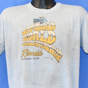 80s Off-Road World Championship Riverside International Raceway t-shirt Large