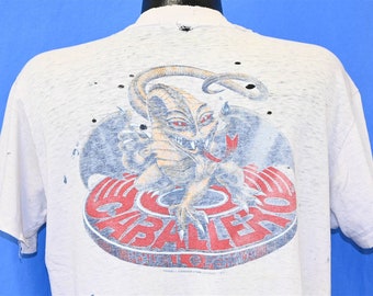 80s Steve Caballero Powell Peralta 1980 Thrashed Skateboarding t-shirt Extra Large