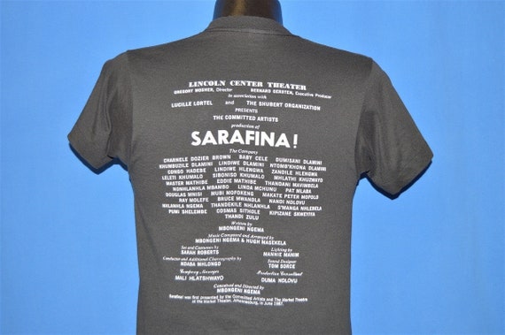 80s Sarafina! South African Broadway Musical t-sh… - image 3