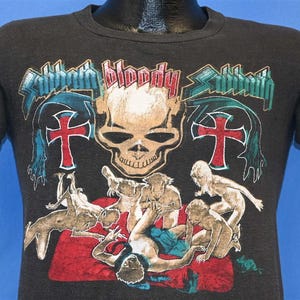70s Black Sabbath Bloody Sabbath Never Say Die Tour 1978 Heavy Metal t-shirt Small