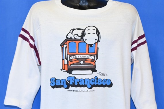 70s Snoopy Peanuts Comic Strip San Francisco Cali… - image 1
