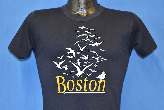 80s Boston Massachusetts Birds Tourist t-shirt Ext
