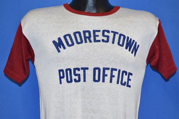 50s Moorestown NJ Post Office White Red Jersey Nyl
