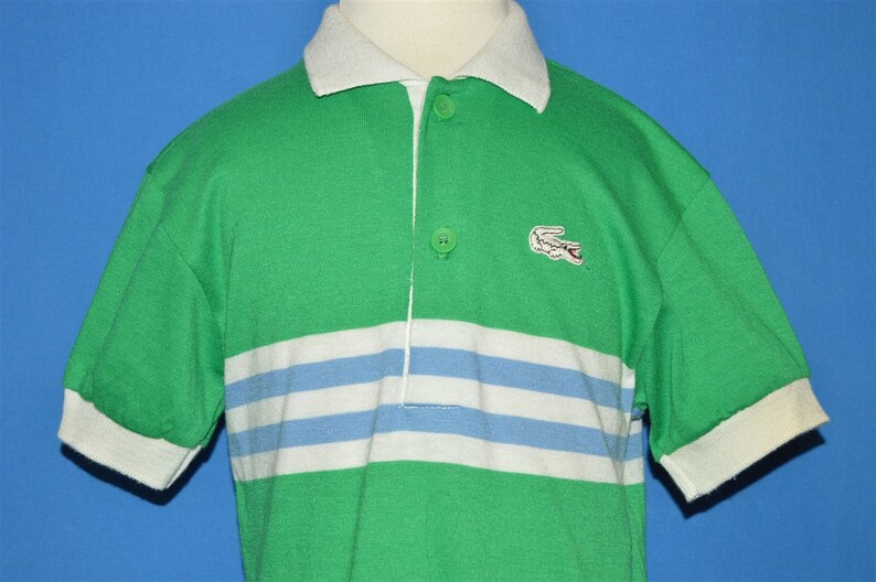 green striped polo
