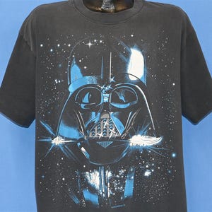 90s Star Wars Darth Vader Sci Fi Movie Sith Lord Big Print t-shirt Extra Large
