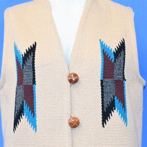 Chimayo Vest Vintage Handwoven Ortega W 178 - Etsy Chimayo Vest Vintage Handwoven Ortega W 178 - Etsy