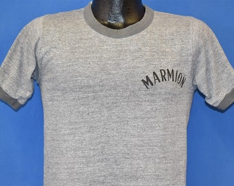 70s Marmion Heather Gray Ringer t-shirt Small