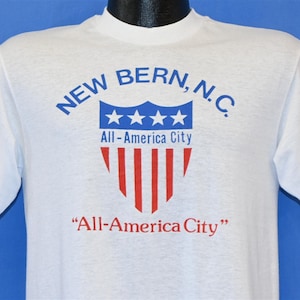 80s New Bern North Carolina All America City Award 1989 t-shirt Medium