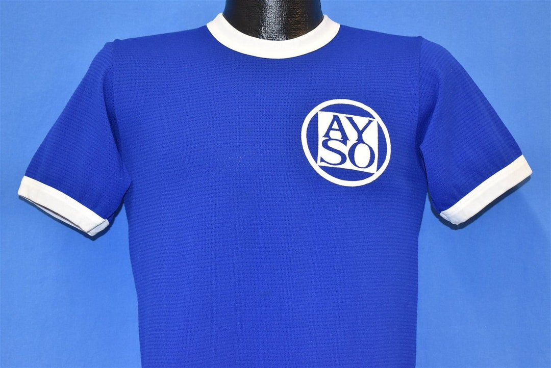 70s AYSO 8 Youth Soccer League Jersey Tshirt Small Etsy