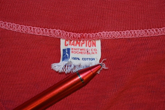 50s Champion Sportswear V-Neck Long Tennis Tails … - image 7