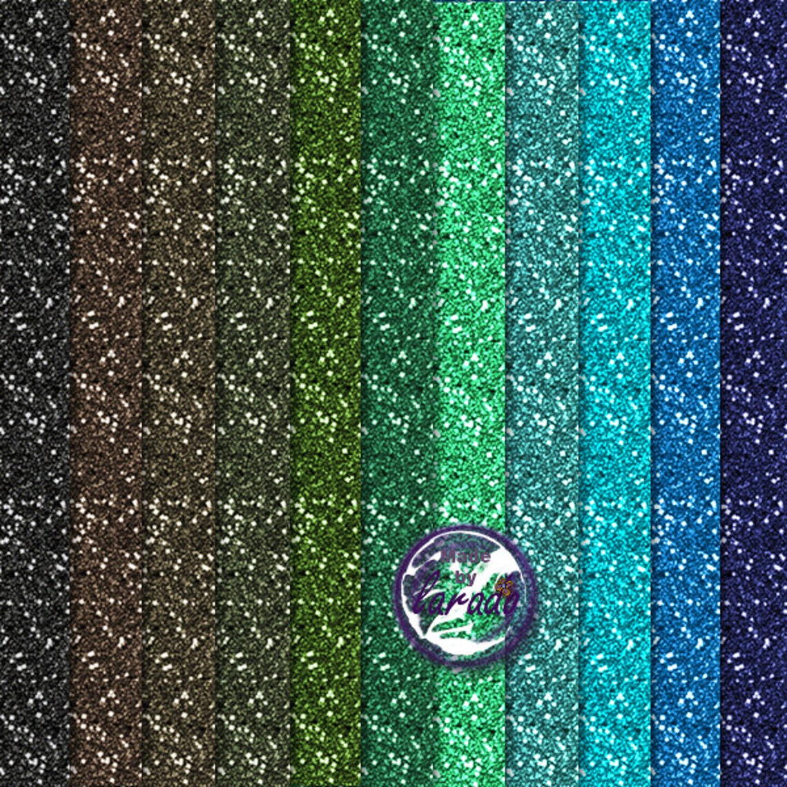 Glitter Papers Digital Paper Pack for Scrapbooking Paper Etsy