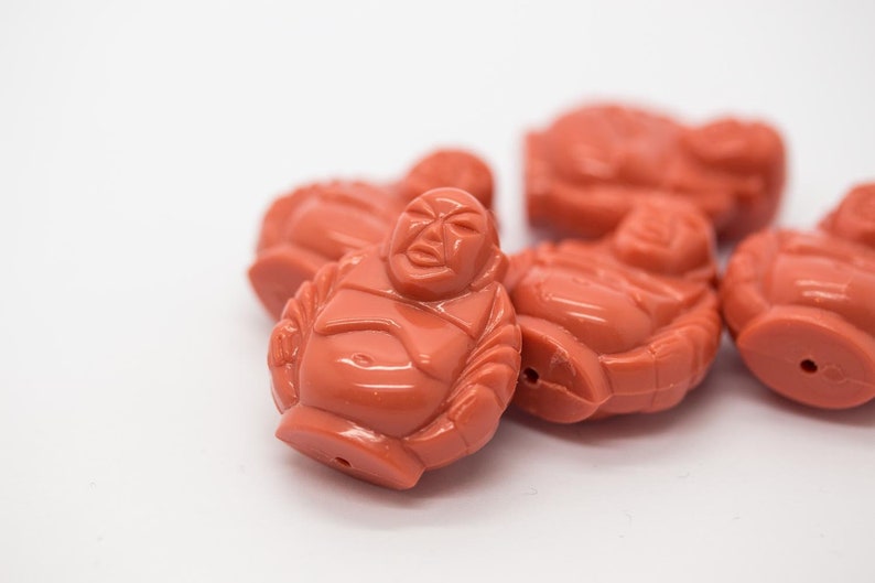 24x19 Buddha bead 2 pcs image 1