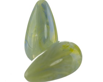 26x14 Smooth Drop in green yellow 2Pcs