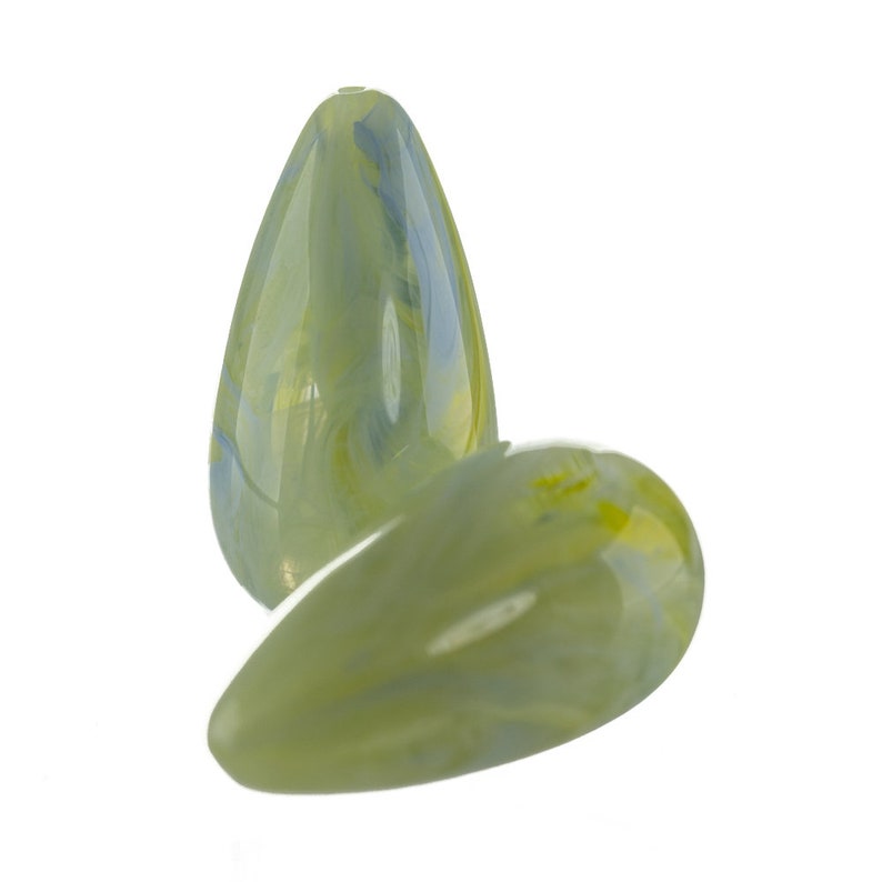 26x14 Smooth Drop in green yellow 2Pcs image 1