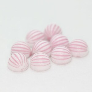 8mmCabochon 4 Pieces rose image 1