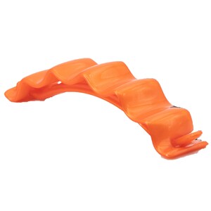 11,5x2,6cm Haarclip Wave in orange 1Pcs KL2522_P4573 Bild 5