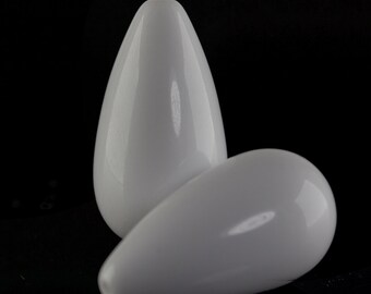 26x14 Smooth Drop en blanc 2Pcs