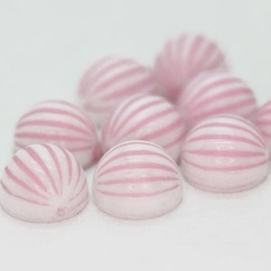 8mmCabochon 4 Pieces rose image 3