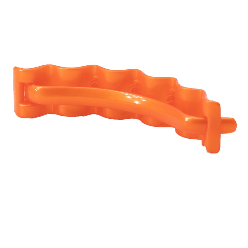 11,5x2,6cm Haarclip Wave in orange 1Pcs KL2522_P4573 image 4