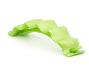 11,5x2,6cm Haarclip Wave in verde 1Pcs (KL2522_P2122)