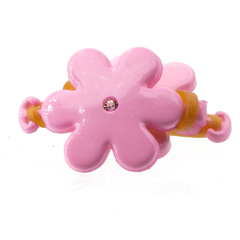 3,5x2,5 hair rubber Flower in Seashell pink 2Pcs HA2699_308 image 1