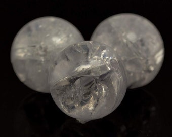 12mm round bead in crystal   4Pcs
