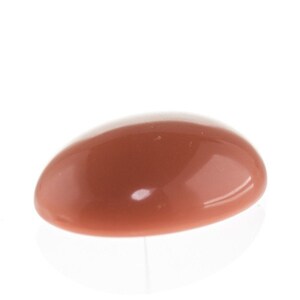 14x10 Oval cabochon in coral 3Pcs image 4