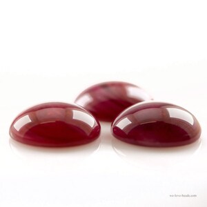 8mm Cabochon Rond 20pcs rouge marbré image 2