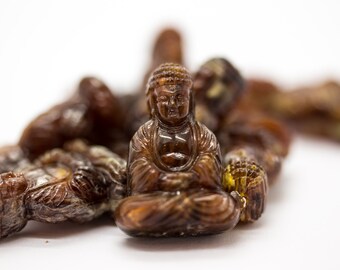 25x18mm Buddha Bead brown