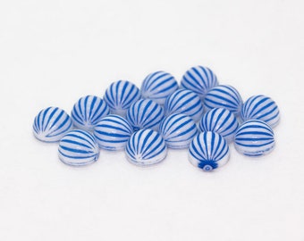 8mm Cabochon 4 Pieces blue