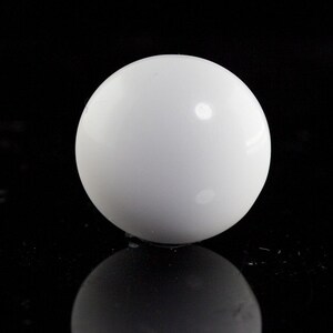 Cabochon rond de 20 mm en blanc 2Pcs image 3