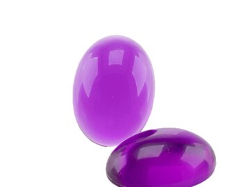 Cabochon ovale 25x18 en violet 2Pcs (SK0539_25x18_520)