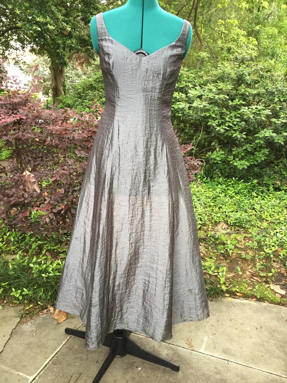 Grey cocktail dress-ABS - image 1