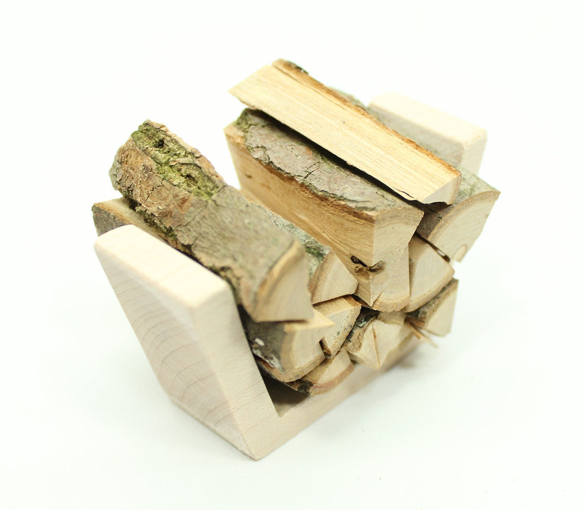 Min Wood Rack Miniature Wood Rack, LG Mini Firewood Storage, Dollhouse Furniture ...